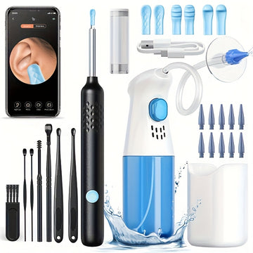 GLOWÉA Wireless Earwax Removal Tool with Camera & Light