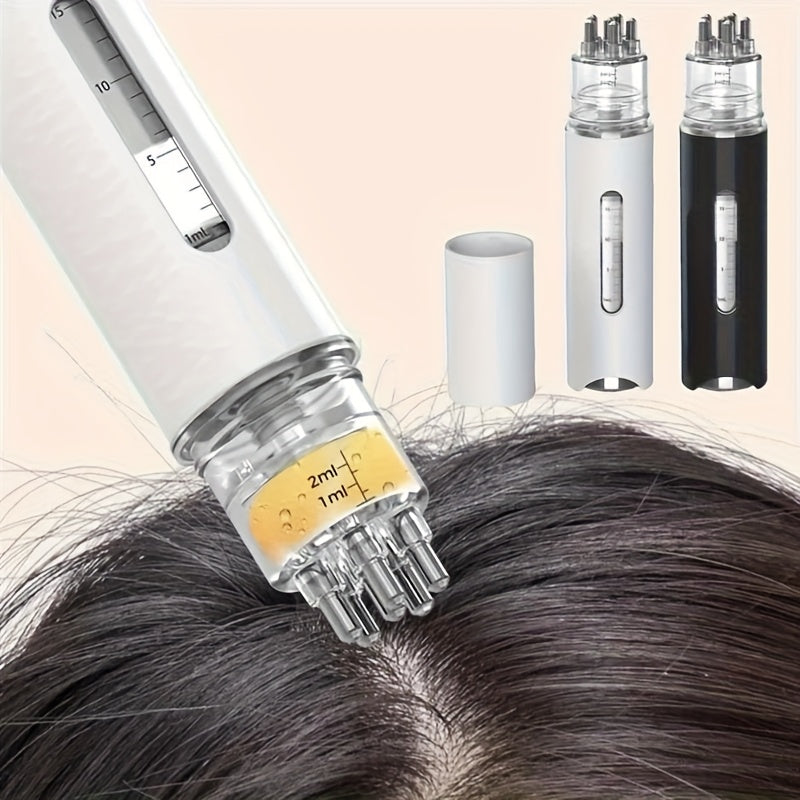 Peigne masseur pour cuir chevelu GLOWÉA - Outil de croissance capillaire à micro-aiguilles