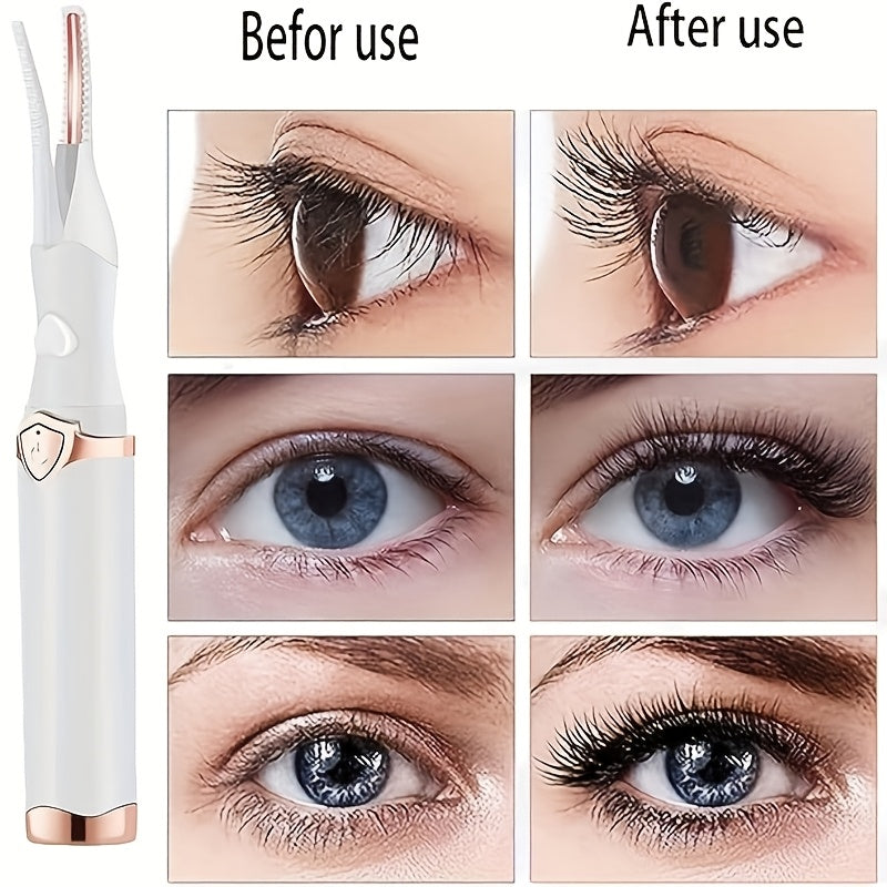 GLOWÉA Portable Electric Eyelash Curler - USB Rechargeable GLOWÉA