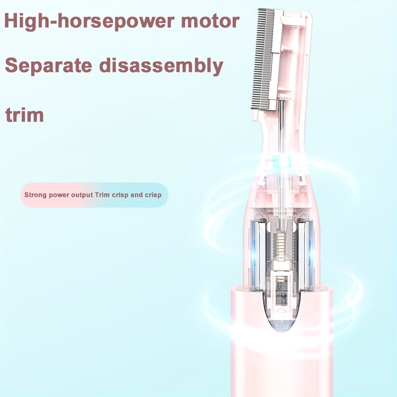 GLOWÉA Electric Eyebrow Trimmer - Mini Shaver & Epilator GLOWÉA